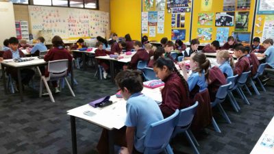 Sitting the Australian Maths Competition 2016