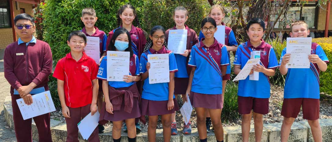 Well Done to the Australian Maths Competition Participants 2022